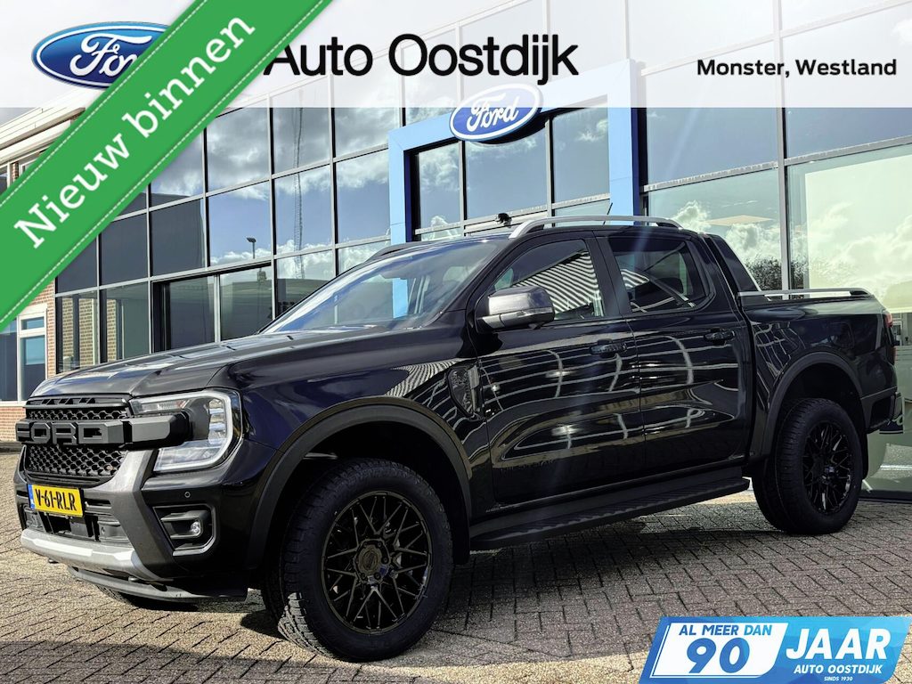 Ford Ranger 2.3 Double Cab PHEV Wildtrak Automaat 280PK EX. BTW/Incl. BPM Trekhaak Elek. Rolhoes Adaptive Cruise Blind-Spot Stoel/Stuurverwarming *3500KG Trekgewicht*