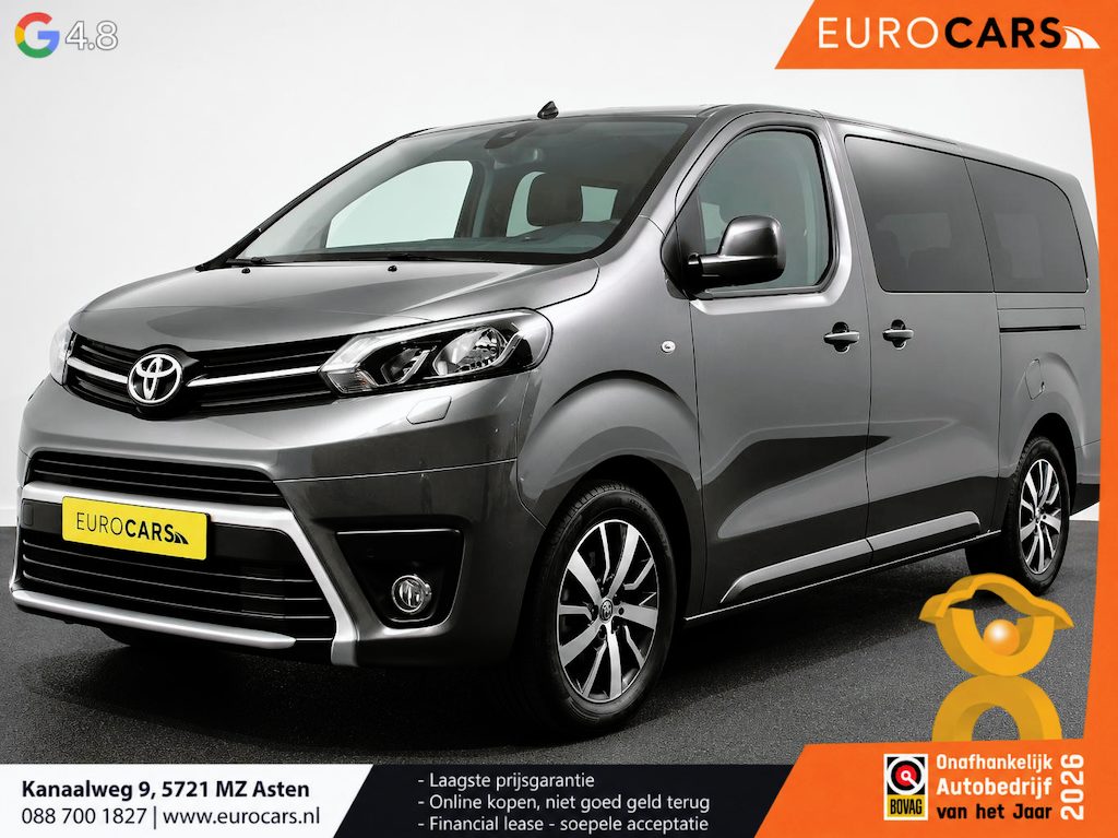 Toyota PROACE Shuttle 2.0 145pk L3H1 Automaat Cool 9persoons PERSONENBUS Cool Long Climate Control Camera Dab Adaptive Cruise Control Stoelverwarming Lichtmetalen velgen
