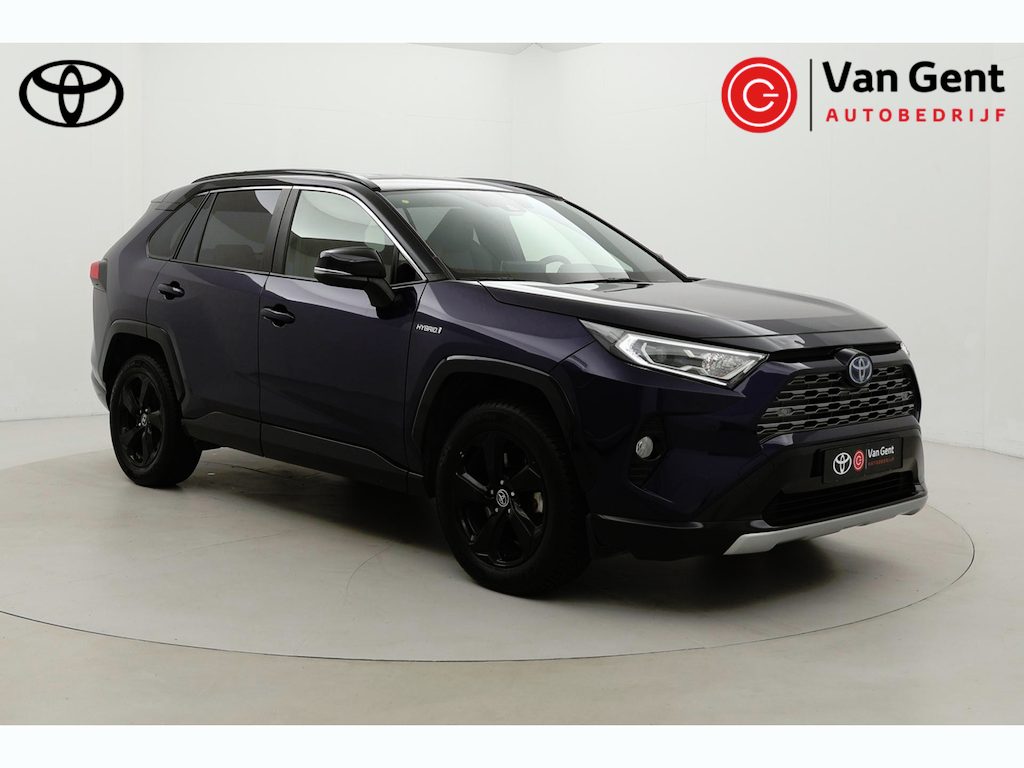 Toyota RAV4 2.5 Hybrid 2WD Bi-Tone | Navigatie | Apple Carplay / Android Auto | Stoelverwarming | Leder | Parkeersensoren voor/achter | Camera | Keyless | Adaptive Cruise | Clima | 18 inch