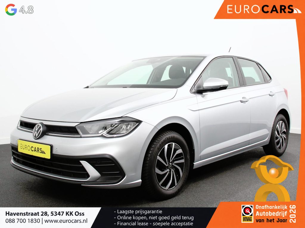 Volkswagen Polo 1.0 TSI Automaat Life Navigatie Apple Carplay/Android Auto Climate Control Digitale Cockpit Stoelverwarming Parkeer sensoren Adaptive Cruise Control Lichtmetalen Velgen