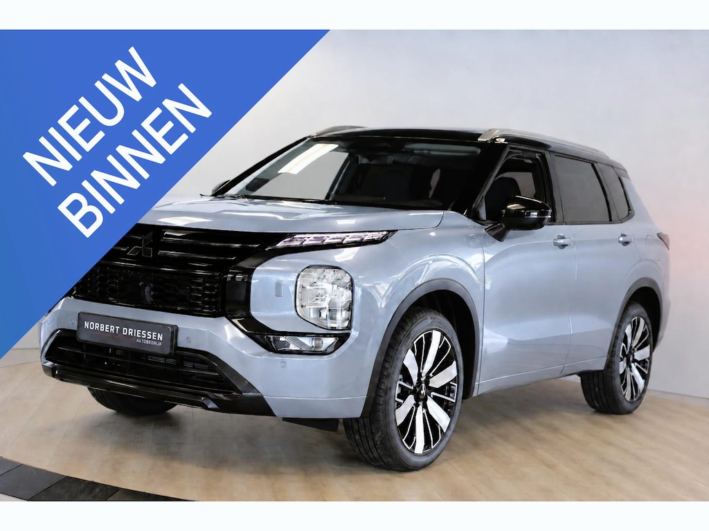 Mitsubishi Outlander 2.4 PHEV Instyle | Moonstone Grey | Schuif- kanteldak | Leer