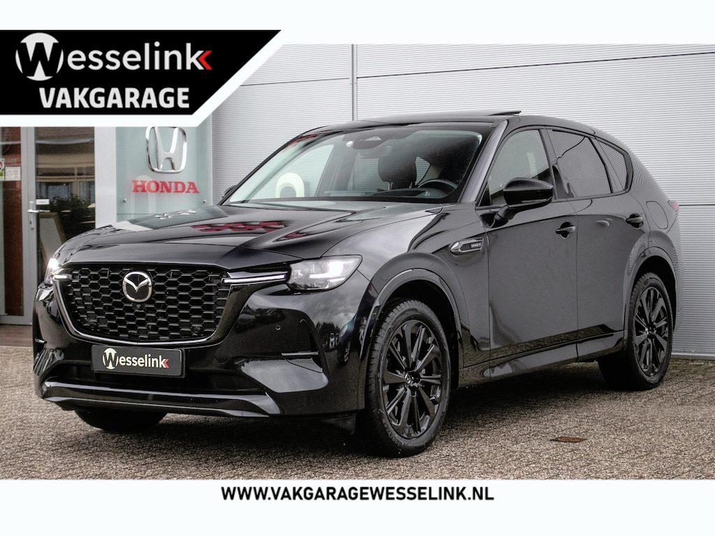 Mazda CX-60 2.5 e-SkyActiv PHEV Homura Plus - Schuif/kanteldak | Stoel/stuurverw. | achterb. verw. | HUD