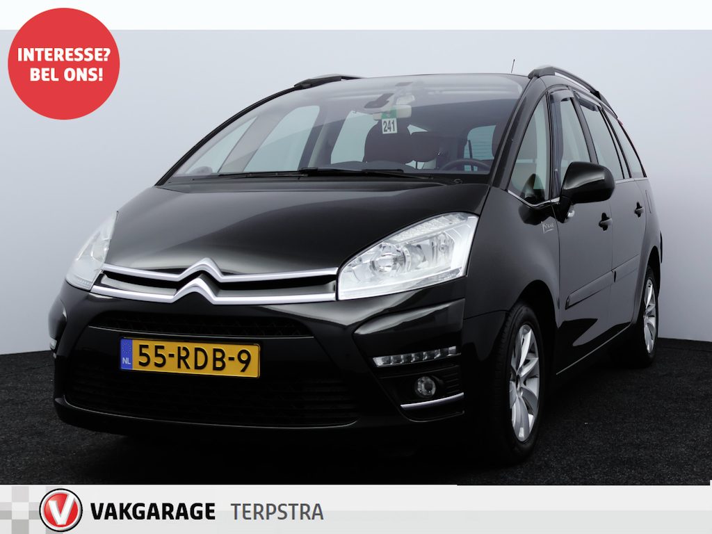 Citroën C4 Grand Picasso 1.6 THP Ligne Business EGS 7Persoons/ Automaat/ Pano-Dak/ LEDER/ Trekhaak/ Flippers/ Stoelverw./ Clima/ Navi/ Cruise/ Bluetooth/ Multi.LEDER.Stuur/ Elek.pakket/ Isofix/ PDC achter.