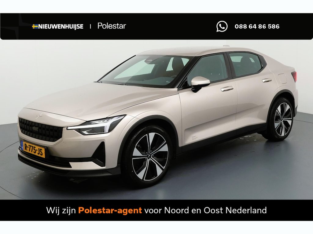 Polestar 2 Standard Range Single Motor 69 kWh | Achteruitrijcamera | Parkeersensoren | Keyless Entry | Elektrische Achterklep | Stoelverwarming | Cruise Control | Google Navigatie | Apple Carplay | Android Auto