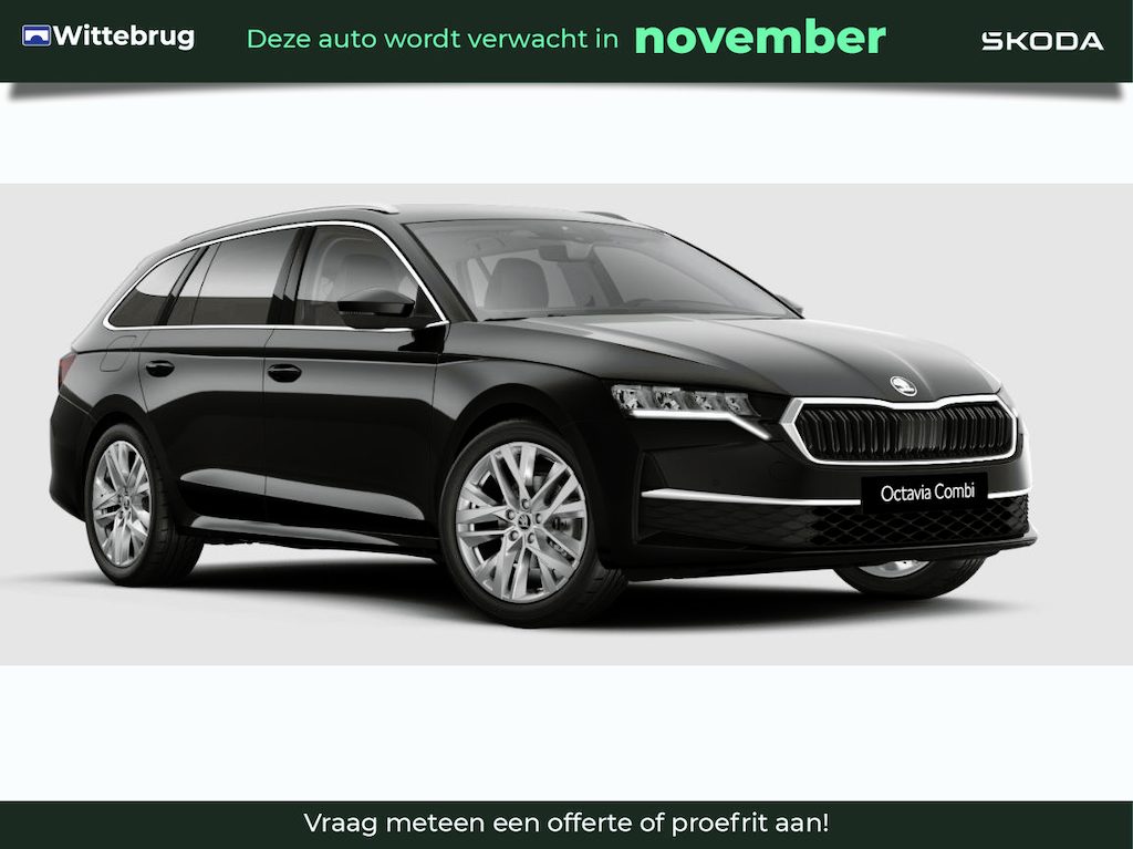 Skoda Octavia Combi 1.5 TSI MHEV Business Edition Plus 18 inch / Chrome / Lodge interieur / Trekhaak / Winter pakket