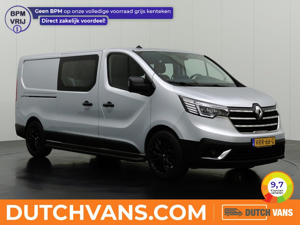 Renault Trafic 2.0DCi Lang Dubbele Cabine 6-Persoons | Multimedia | Airco | Cruise | Betimmering