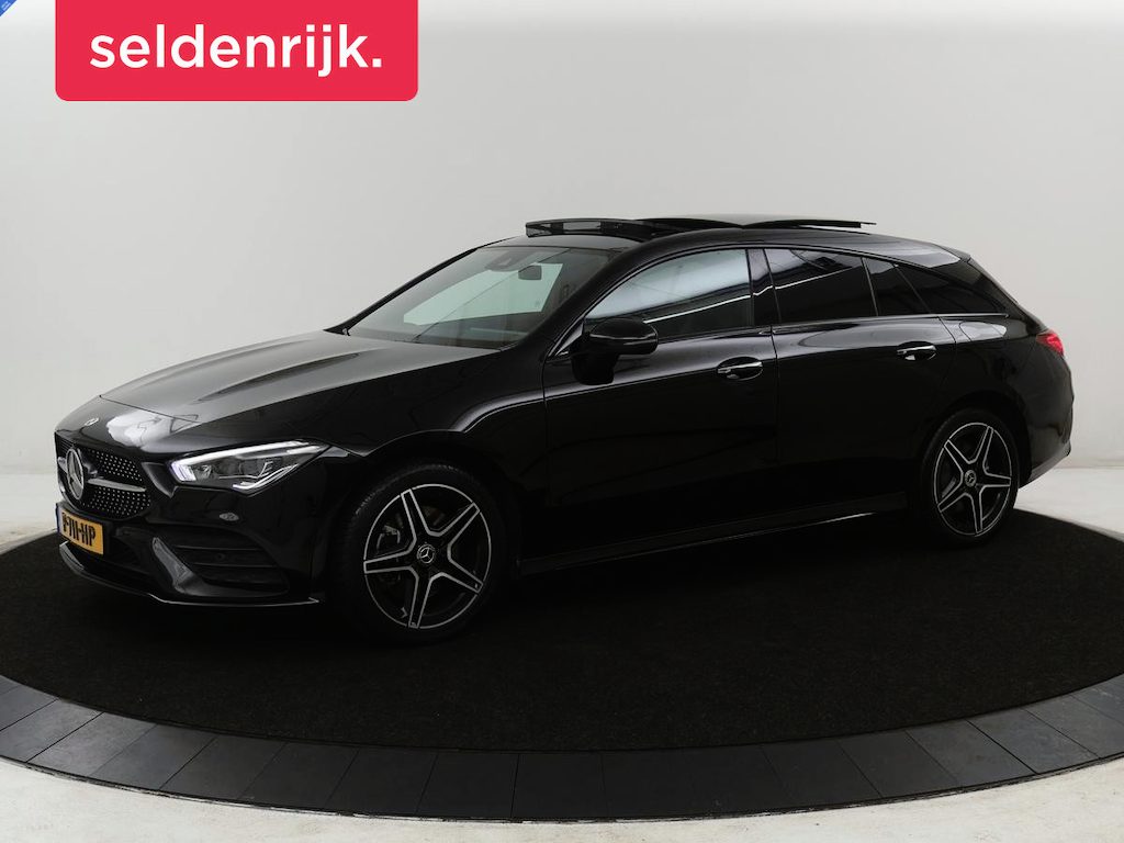 Mercedes-Benz CLA Shooting Brake 250 e Business Solution AMG Limited | SOH 91,7% | Panoramadak | Leder/alcantara | Stoelverwarming | Camera | Park assist | Sfeerverlichting | Carplay | Climate control