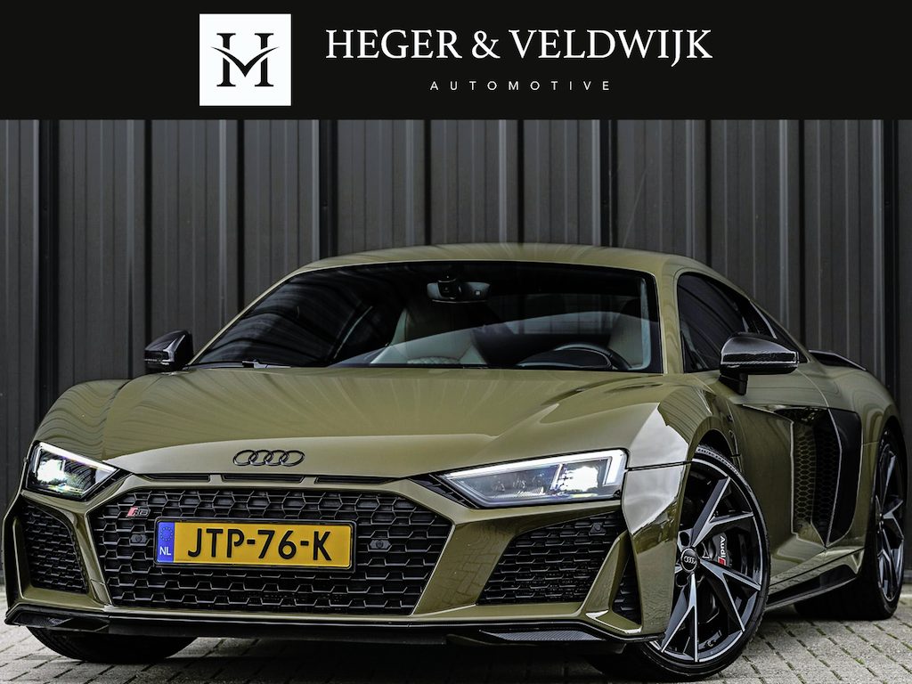 Audi R8 5.2 performance quattro | Audi Exclusive | Ceramic | B&O | Carbon Exterieur | Alcantara Hemel | Carbon Interieur | Laser | Camera | Memory Seat | Keyless Entry | Magnetic Ride | Dynamic Steering |