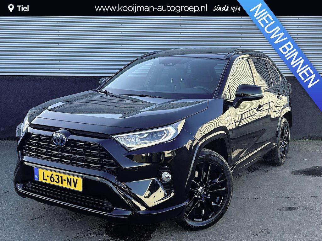 Toyota RAV4 2.5 Hybrid AWD Black Edition zeer compleet incl: AppleCarPlay/AndroidAuto / Schuifkanteldak / JBL / Blindspot / Super mooie RAV4 AWD! Trekgewicht: 1.650kg