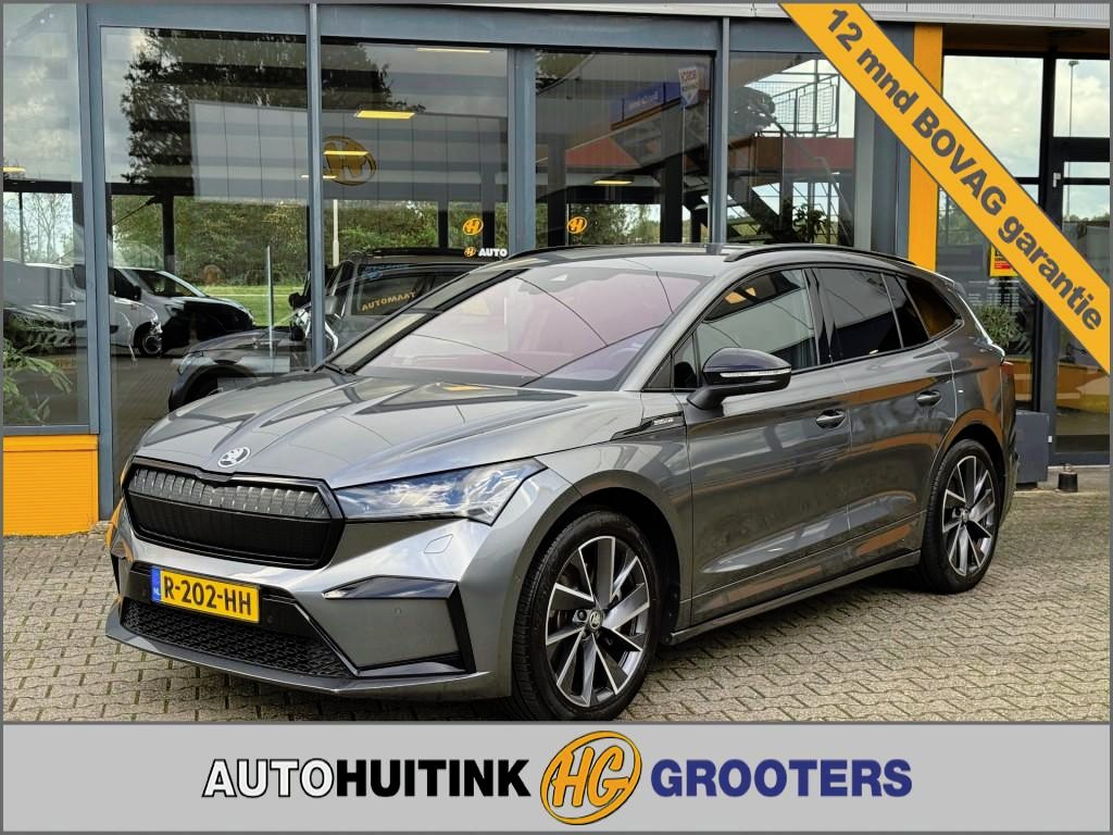 Skoda Enyaq 80 77 kWh Sportline - dodehoek - adaptive cruise - camera - SOH 94,4%