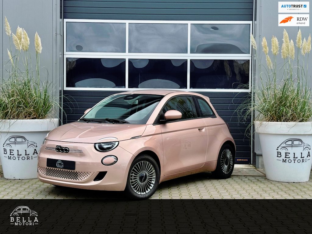 Fiat 500e Icon 42 kWh | RIJKLAARPRIJS | SOH 99,65% | Apple CarPlay | Rose Gold