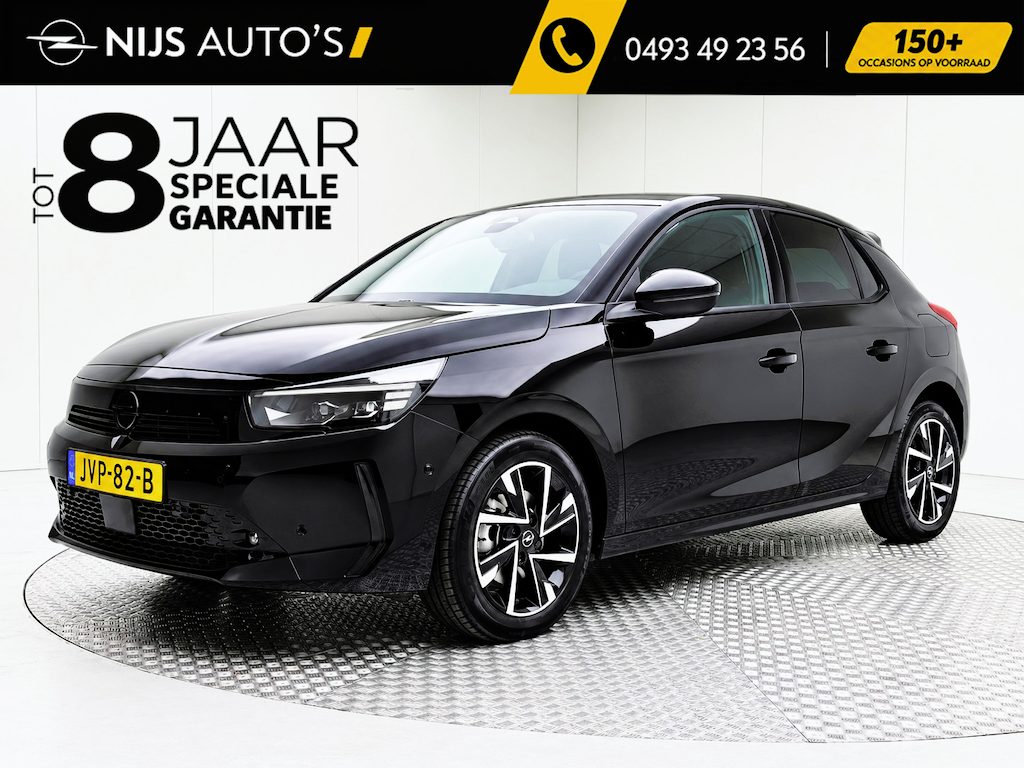 Opel Corsa 1.2 Turbo Hybrid GS | 8 Jaar Fabrieksgarantie | Adapt. Cruise | Draadloze Carplay | Keyless Entry | Camera 360 + PDC v&a | Stuurverwarming | Navi Full