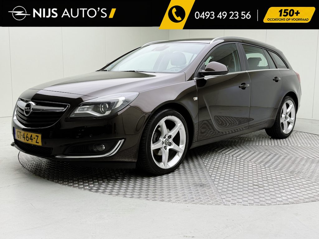 Opel Insignia Sports Tourer 2.0 CDTI EcoFLEX Business+ | Afn. trekhaak | 19 inch LM | Lederen bekleding | Navi | Pdc v/a | Cruise | Bluetooth | Dealer onderhouden