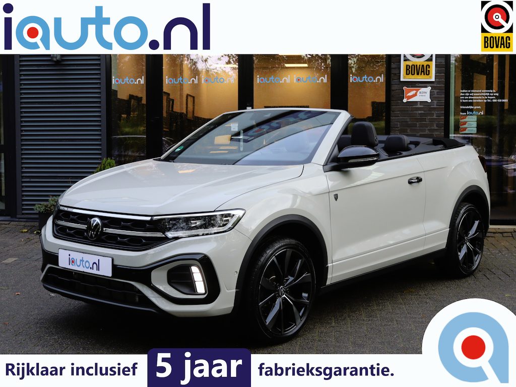 Volkswagen T-Roc Cabrio 1.5 TSI R-Line Karmann Plus Vienna Leder/IQ.Light/DCC/Keyless/Camera/Virtual Cockpit Pro/19"/Trekhaak afn.