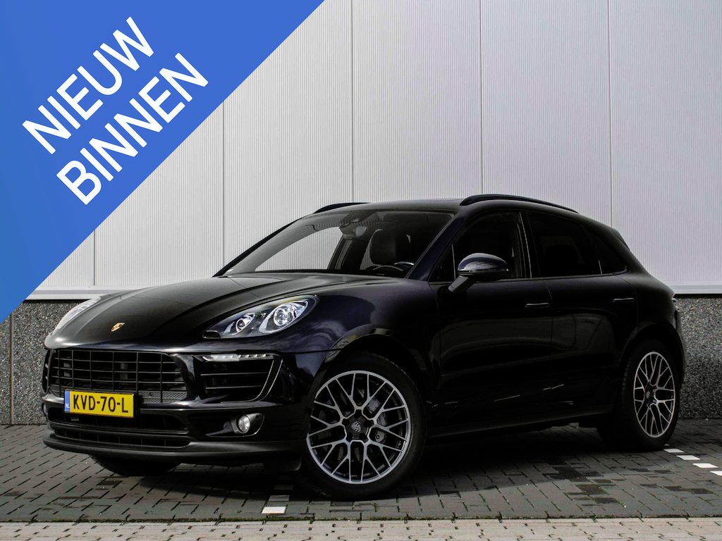 Porsche Macan 3.0 S Pano | Sportuitlaat | PASM | Leder | Trekhaak | Stuurverwarming | Stoelverwarming |