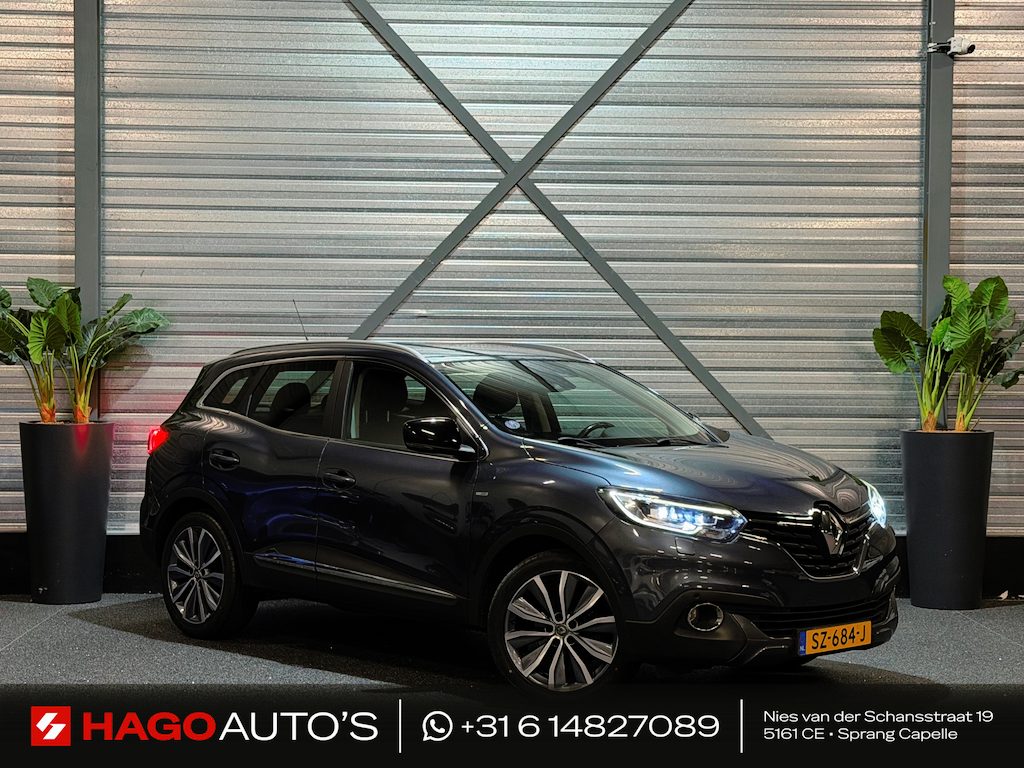 Renault Kadjar 1.2 TCe Bose AUT/LED/NAVI/CRUISE/BOSE/BLIND-SPOT/PDC/CAMERA/4-NWE-BANDEN/DEALER-ONDERH/HALF-LEDER/12-MND-GARANTIE