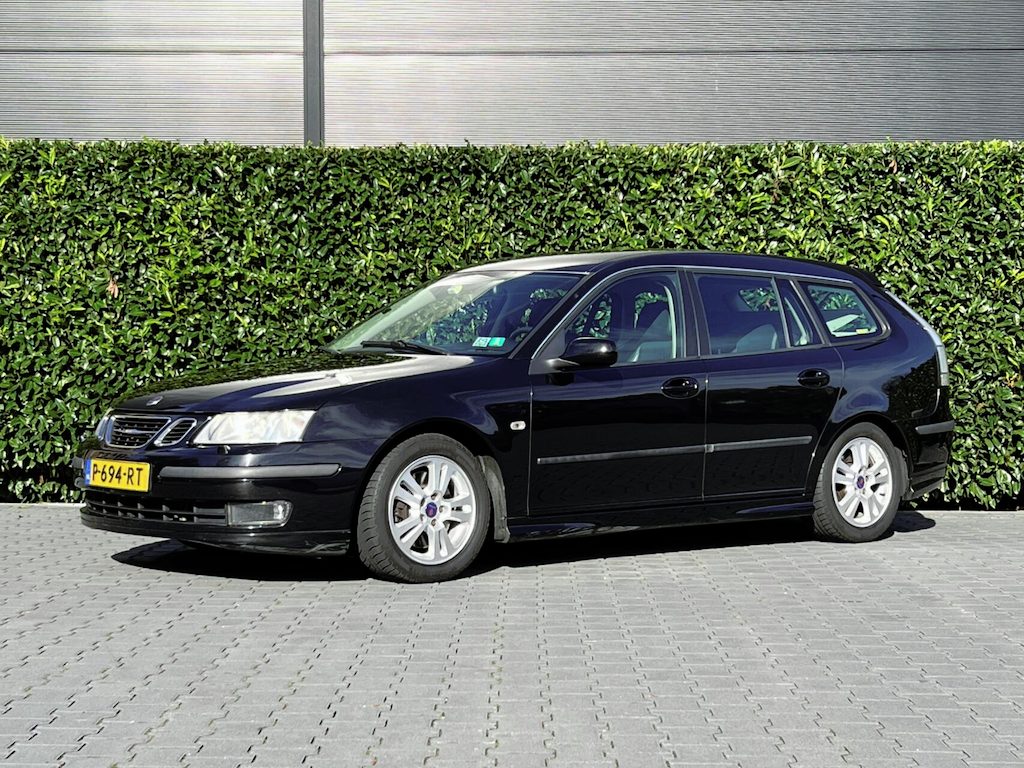 Saab 9-3 Sport Estate 2.8 V6 T Aero, LEDER, CLIMATE CONTROL, STOELVERWARMING, ELEKTRISCHE STOELEN, MEMORY, TREKHAAK, LICHTMETAAL 16"