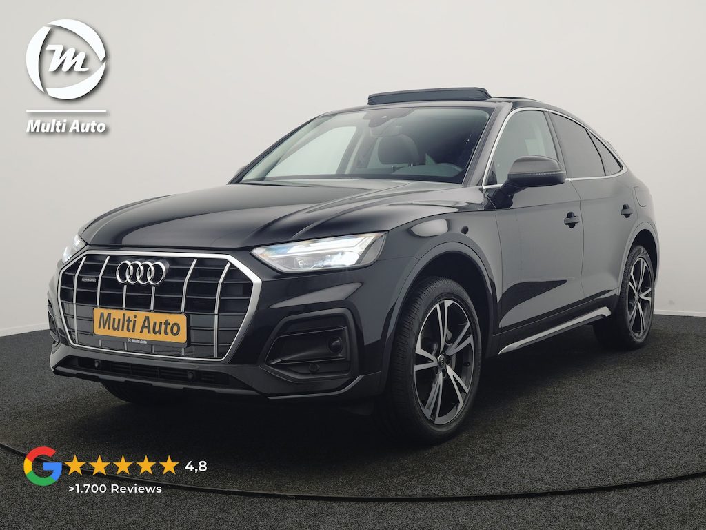 Audi Q5 Sportback 50 TFSI e Advanced edition PHEV 300pk Dealer O.H | Panodak | Camera | Sportstoelen Verwarmd | Cruise Control | Navigatie | DAB | Virtual | 20"L.M | Plug In Hybrid |