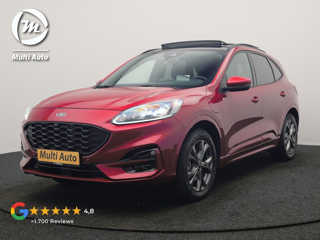 Ford Kuga 2.5 ST-Line X PHEV 225pk Dealer O.H | Panodak | Trekhaak Af Fabriek | Adaptive Cruise | 360 Camera | Bang & Olufsen | Head Up | Alcantara Sportstoelen & Stuur Verwarmd Keyless | Blis | Pilot Assist | Apple Carplay | Navigatie |