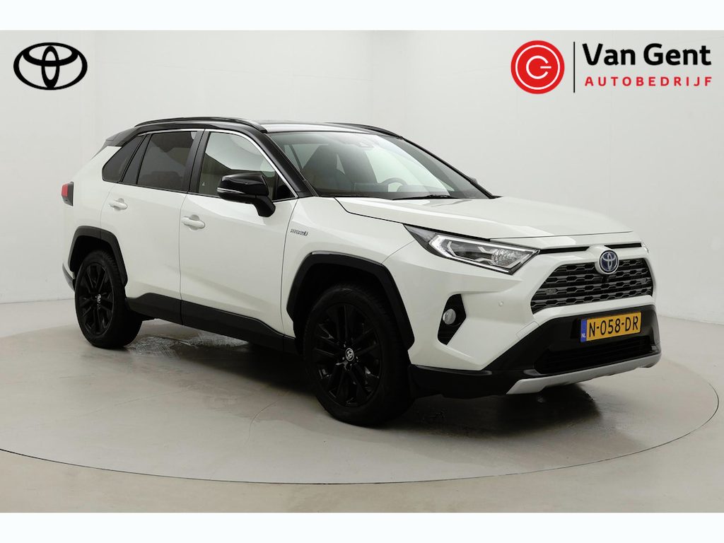 Toyota RAV4 2.5 Hybrid AWD Bi-Tone | Trekhaak | Leder | Dodehoek detectie | Navigatie | Stoelverwarming | 360 camera | JBL | Apple Carplay / Android Auto | Digitale binnenspiegel | 19 inch