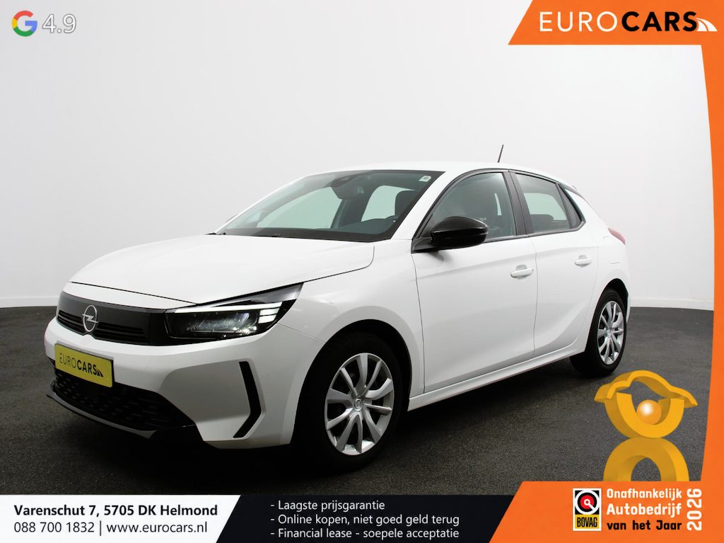 Opel Corsa 1.2 Turbo Elegance Airco Cruise control Verwarmde voorstoelen Stuurverwarming Lane assist Parkeersensoren achter
