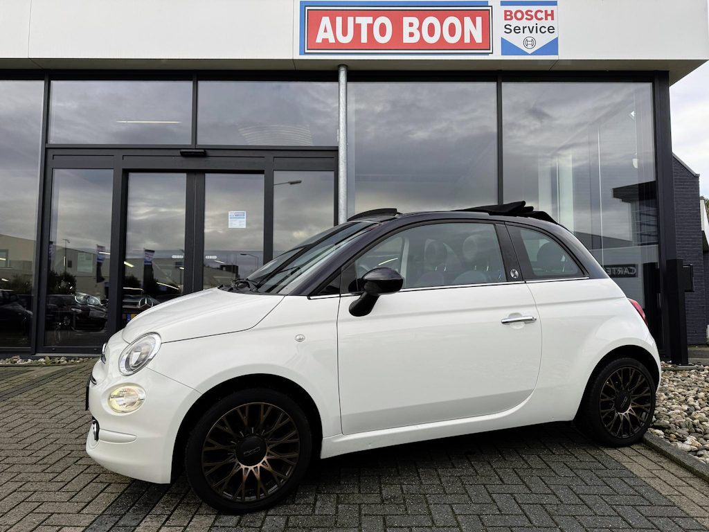 Fiat 500C 0.9T 86PK CABRIOTOP 120TH EDITION APPCARPLAY/NAVI/ PDC/LED/S&S/LMV/MEDIA/DAB - 2E EIG. NL AUTO/KM=NAP