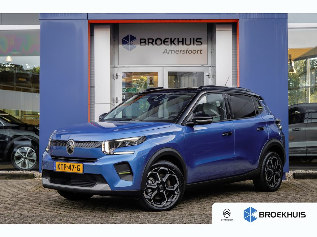 Citroën E-C3 Max 113pk 44 kWh | Camera | Apple Carplay/Android Auto | Cruise control | Navigatie | Climate controle | LED koplampen | Achteruitrijcamera | Afwijkende dakkleur | Apple Carplay/Android Auto|telefoonintegratie premium