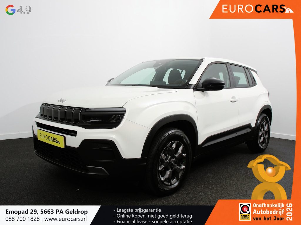 Jeep Avenger Longitude 54 kWh Automaat Navigatie Apple Carplay/Android Auto Parkeersensoren Cruise Control Stoelverwarming Virtual Cockpit