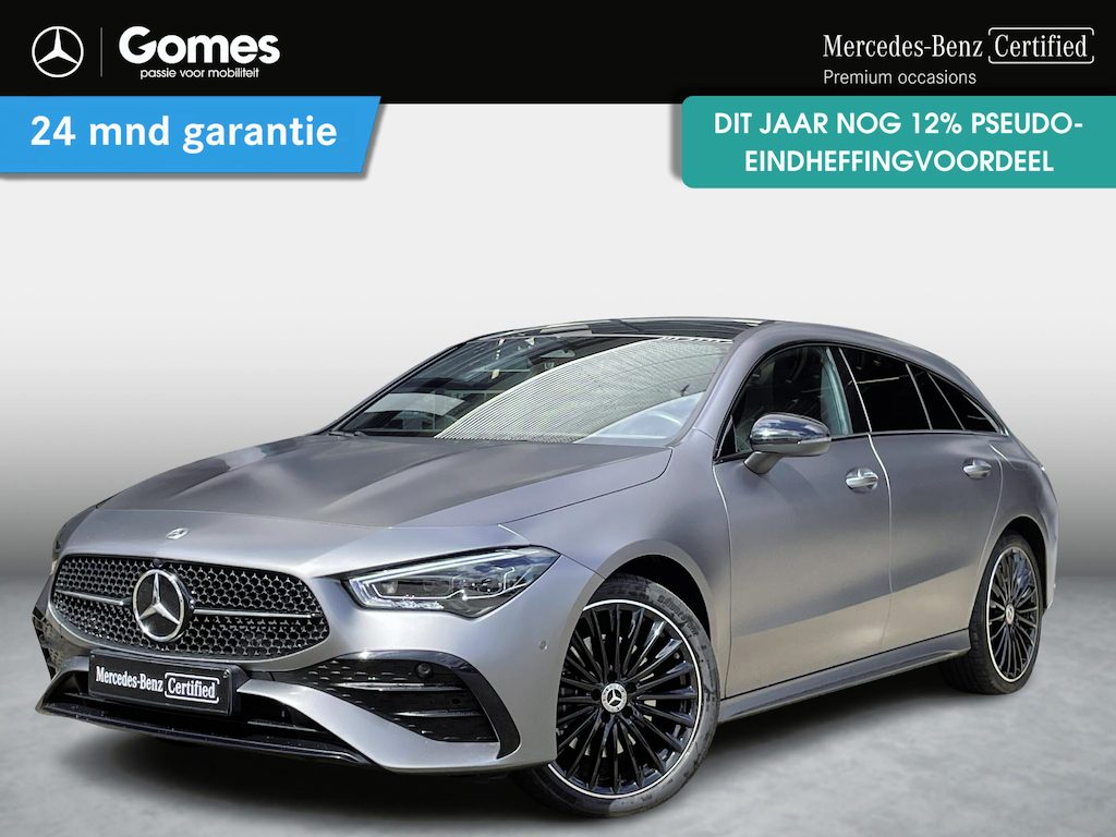 Mercedes-Benz CLA Shooting Brake 250 e Star Edition AMG Line Panoramadak | Magno grijs metallic