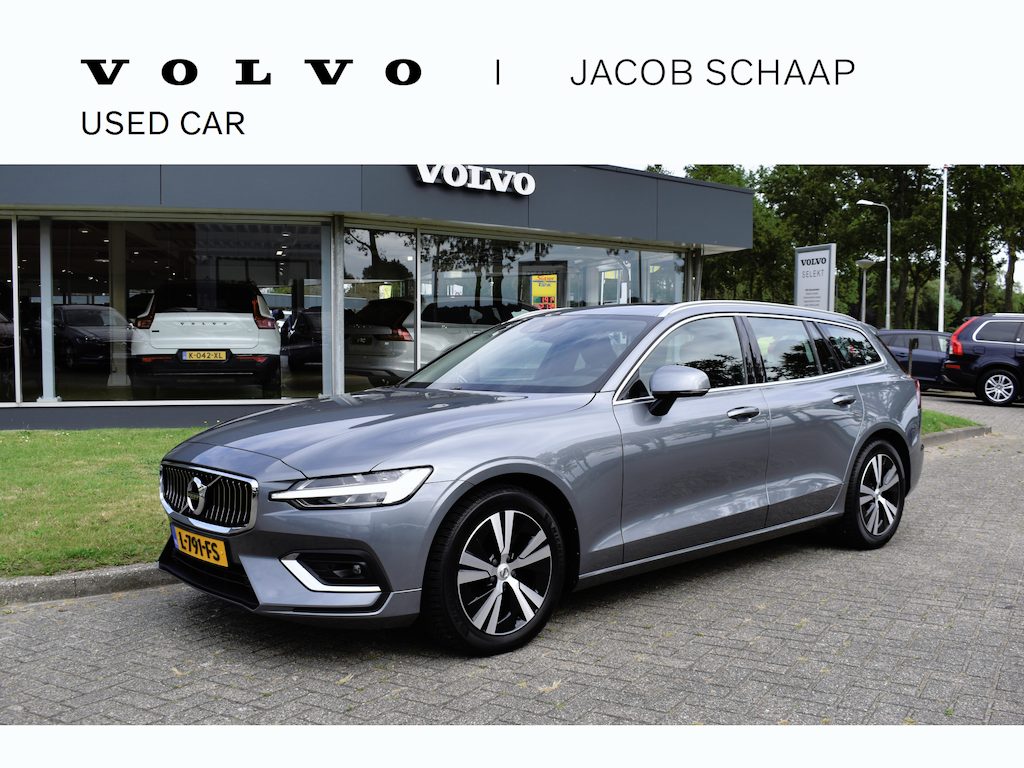 Volvo V60 B3 177PK Automaat Inscription | Trekhaak | ACC | Blis | Panoramadak | H&K | Camera | Stoelverwarming | Leder |