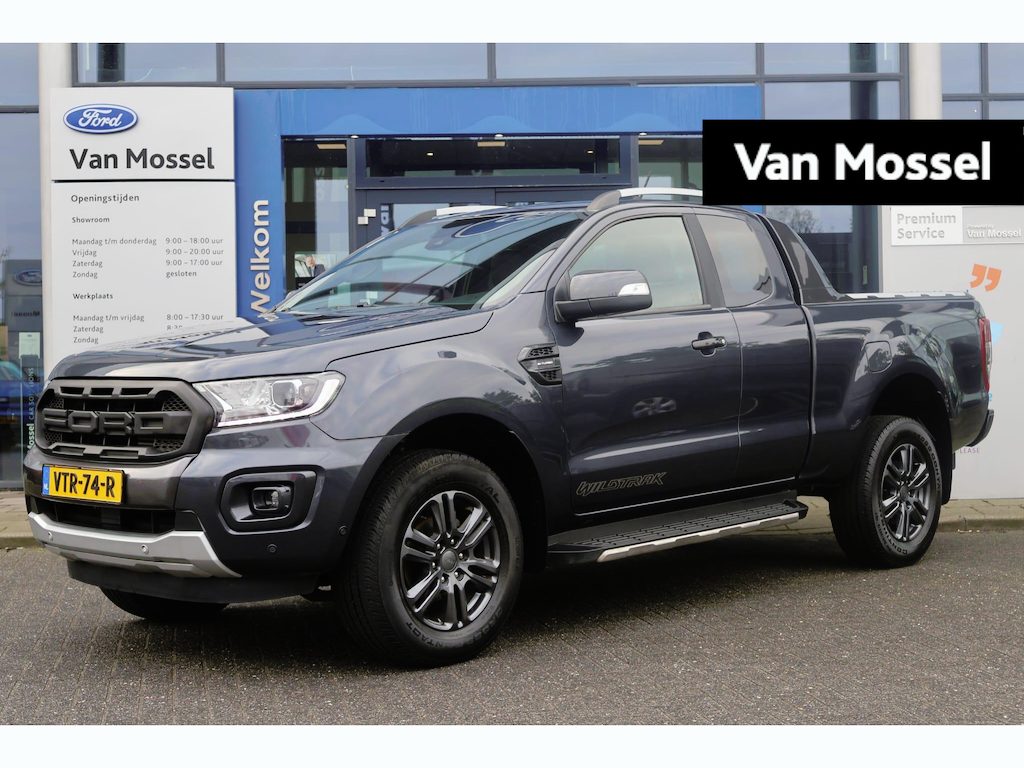 Ford Ranger 2.0 EcoBlue Wildtrak Supercab | Trekhaak | Adaptive Cruise | Camera | Stoelverwarming | Dealer Onderhouden |