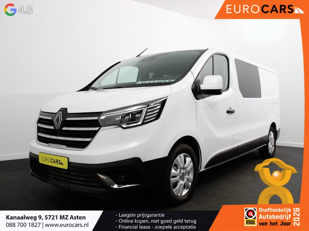 Renault Trafic 2.0 Blue dCi 150 EDC T30 L2H1 Advance Dubbele cabine Navigatie Airco Lichtmetalen velgen Betimmering Trekhaak Camera Parkeer sensoren Dab