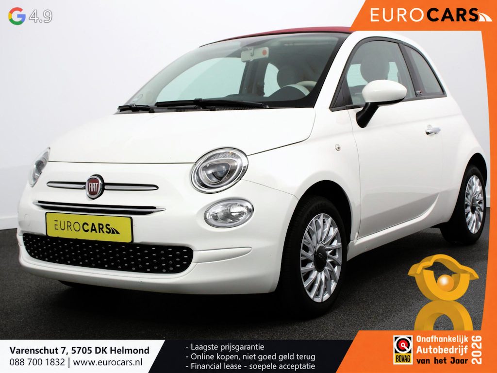 Fiat 500C 1.0 69pk Hybrid Lounge Plus Climate Control Navigatie Apple Carplay/Android Auto Parkeersensor achter Cruise Control Airco