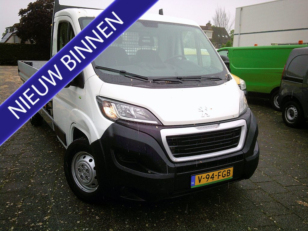 Peugeot Boxer 335 2.2 BlueHDi 140 L3H2 Asphalt OPENLAADBAK+AIRCO+CRUISE+TREKHAAK !!!