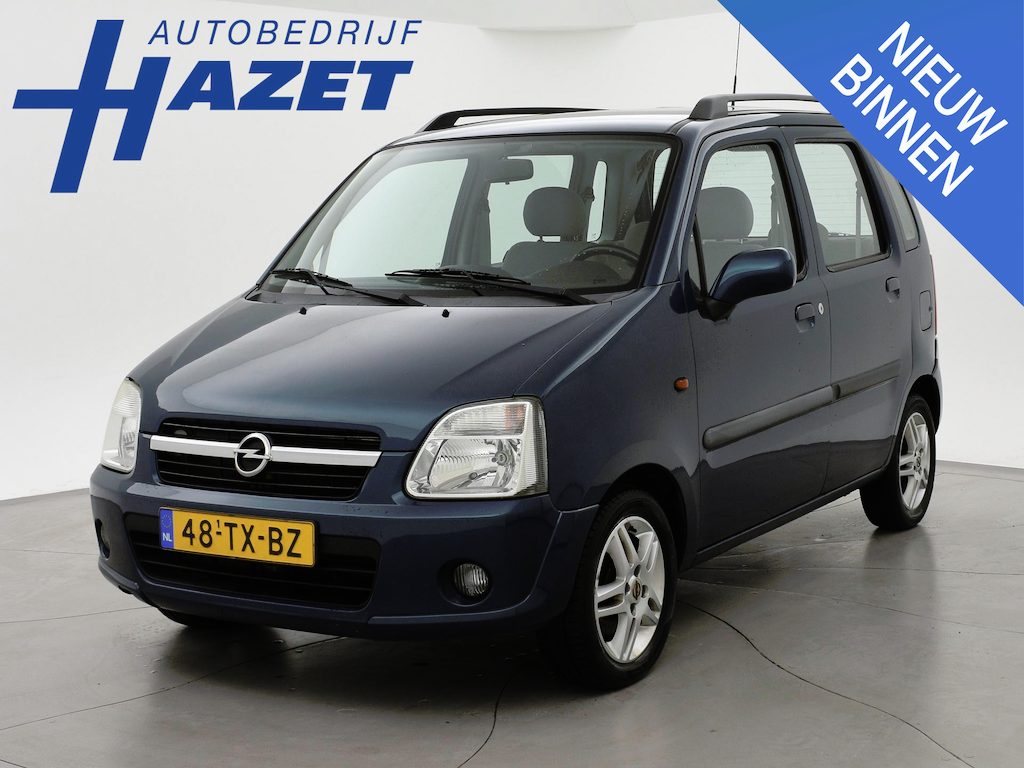 Opel Agila 1.2-16V MAXX + AIRCO | LICHTMETALEN VELGEN | ORIG. NL | DAKRAILING