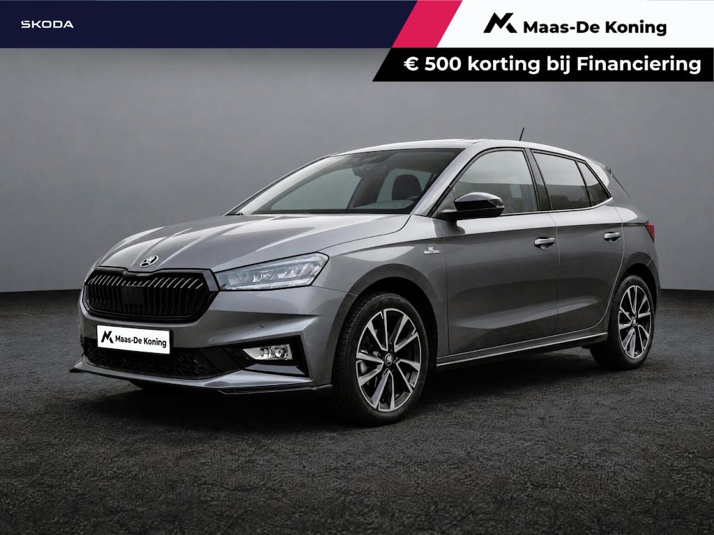 Skoda Fabia 1.0 TSI 115pk DSG Monte Carlo · Camera · Keyless · Stoelverwarming · Apple/Android Car Play · 17"Velgen · Sportstoelen · Garantie t/m 29-04-2030 of 100.000km