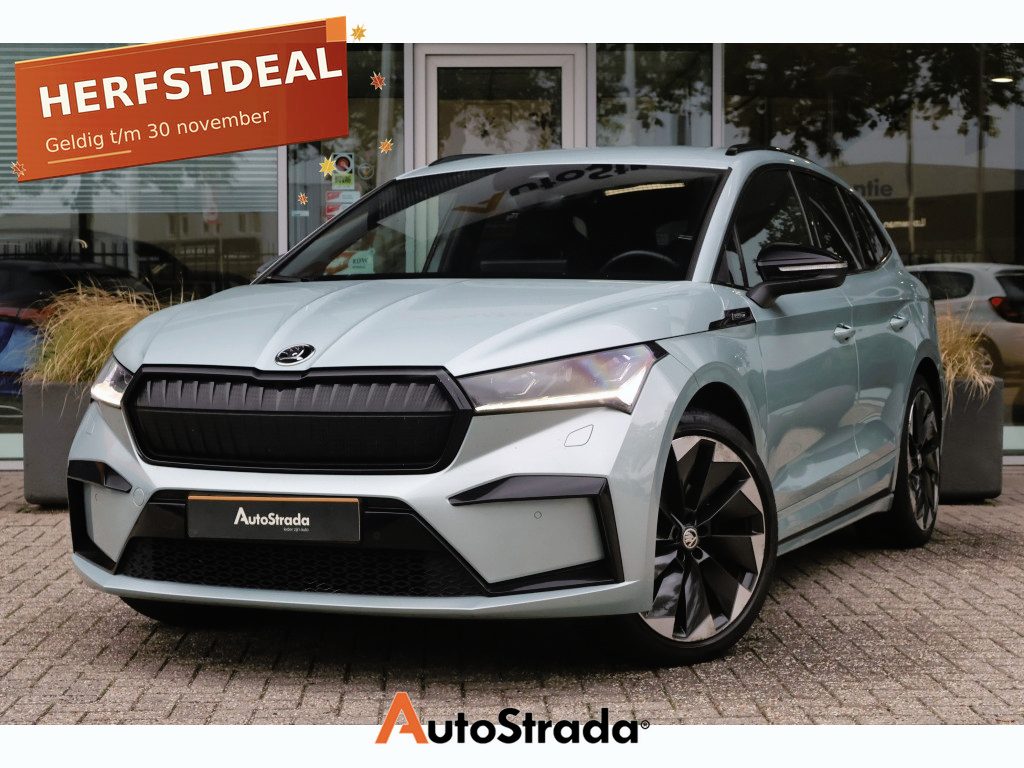 Skoda Enyaq iV 60 Elektromotor 180pk Sportline SoH 90% | Camera | LED | Trekhaak | Cruise | Climate | Carplay