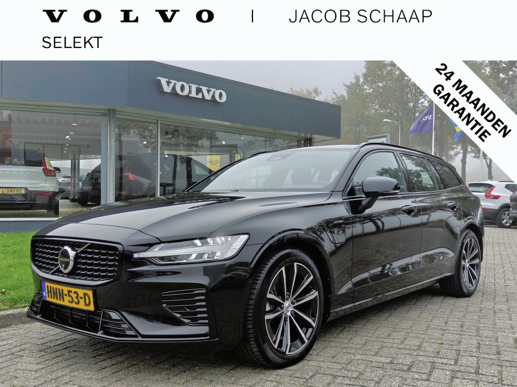 Volvo V60 T6 350PK Plug-in hybrid AWD Plus Dark | BLIS | Trekhaak  | H&K | ACC | Elektr. Stoelen | 360 Camera | voorruitverwarm. | Keyless |