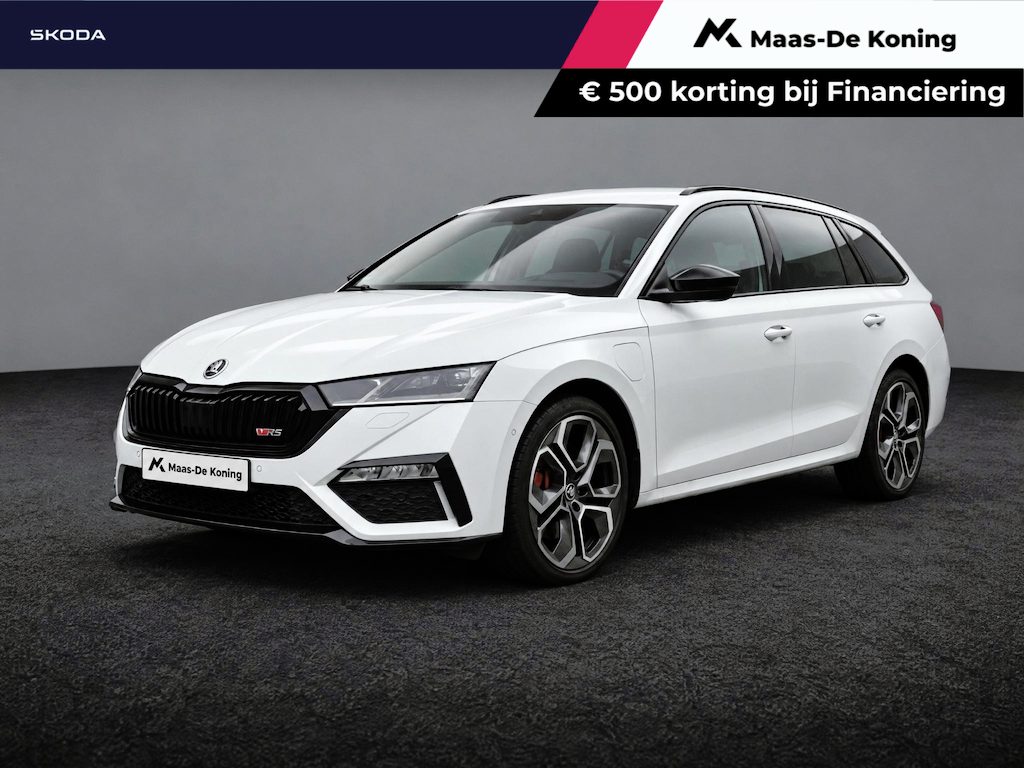 Skoda Octavia Combi 1.4 TSI 245pk DSG RS iV PHEV Business · Camera · Apple/Android Car Play · Head-Up · Dodehoek Detectie · 19'' Inch ·