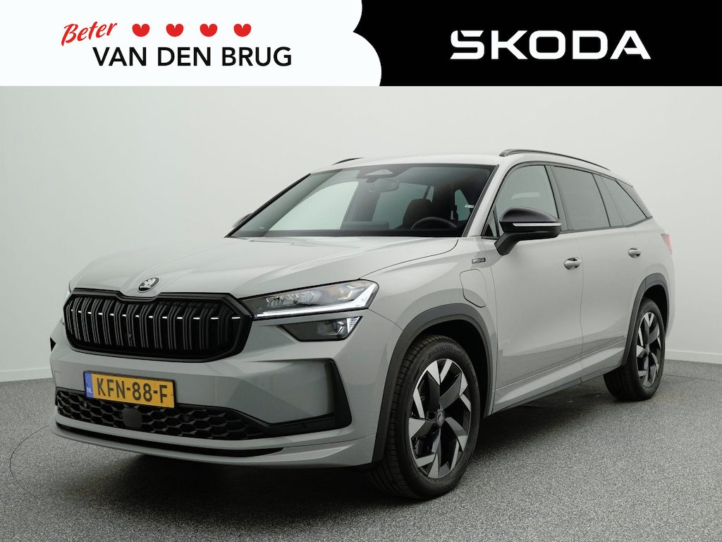 Skoda Kodiaq 1.5 TSI 204pk PHEV Sportline Business | Trekhaak | Elektr. stoelen incl. geheugen | Adaptieve cruise | Canton Audio | Elektr. achterklep |
