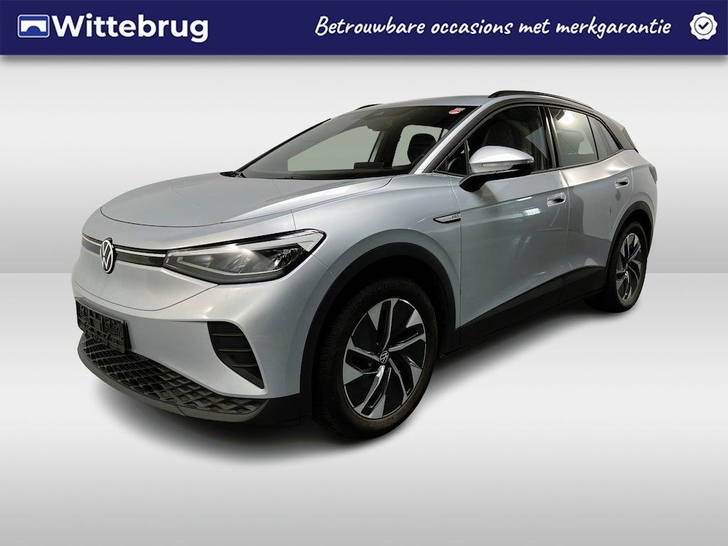 Volkswagen ID.4 Pro 77 kWh / SOH 95%/ WARMTEPOMP/ AUTOMAAT/ NAVI/ APP-CONNECT/ STOELVERWARM./ ADAPT-CRUISE/ DODEHOEK/ 360 CAMERA/ ALCANTARA/ ELEKTR ACHTERKLEP