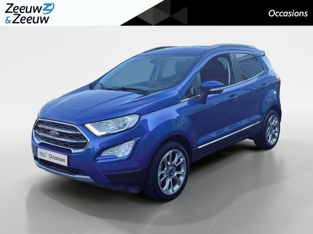 Ford EcoSport 1.0 EcoBoost Titanium | Dealer onderhouden | 1e eigenaar | NL auto | Winter pack | Navigatie | Apple carplay & Android auto | BLIS | Parkeersensoren voor en achter | Achteruitrijcamera | Cruise control | 17" lichtmetalen velgen | Bovag garantie |