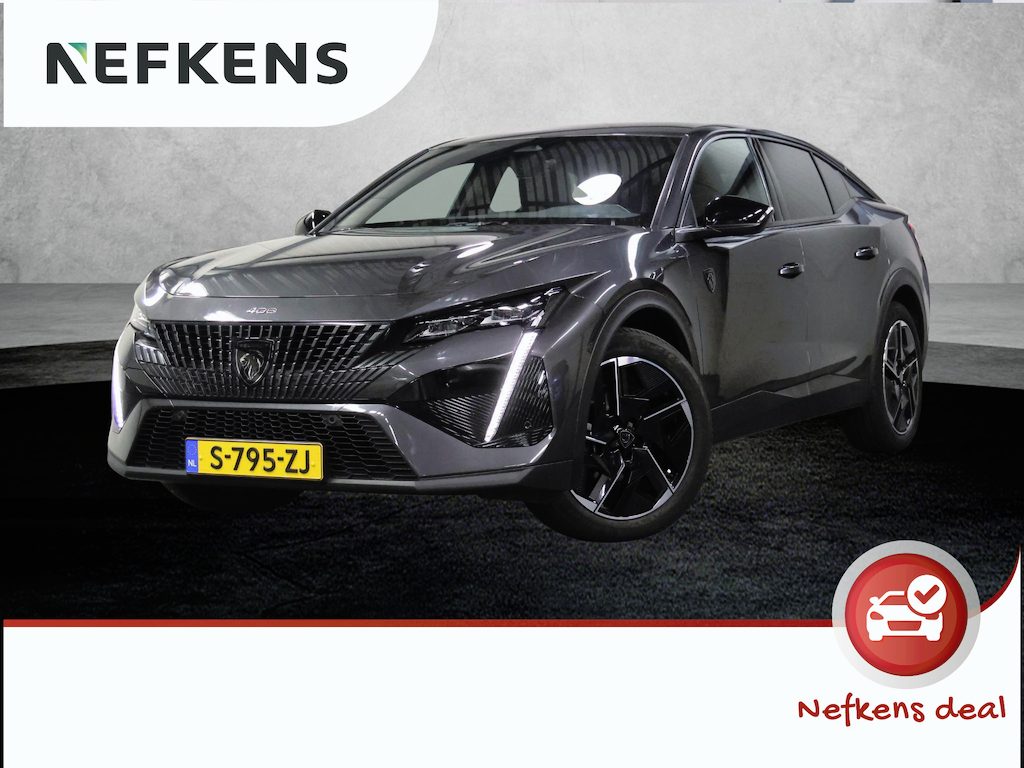 Peugeot 408 GT 130PK Automaat | 1ste Eigenaar | Lage kilometerstand | Navigatie | Achteruitrijcamera | Matrix LED koplampen | Leder/Alcantara | Handsfree Achterklep | Adaptieve Cruise Control | Keyless | Stoel- en stuurverwarming | Parkeersensoren v+a | Sfeerverlichting | Draadloze Apple Carplay / Android Auto + telefoonlader | Donker getint glas | 19" lichtmetalen velgen |