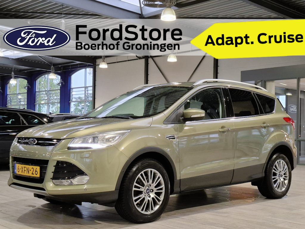 Ford Kuga 1.6 EcoBoost 150 pk Titanium | Trekhaak | Adaptive Cruise | Elek. achterklep | Voorruitverw. | 2000 kg trekgewicht | Xenon |