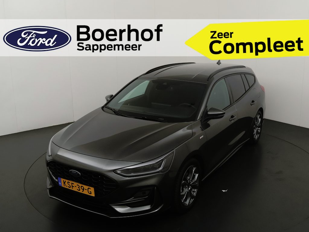 Ford Focus Wagon EcoBoost Hybrid 155 pk ST-Line X | Winter Pack | AGR | Adapt. cruise | El. a. klep | Matrix LED | Groot scherm | 4 seiz. banden