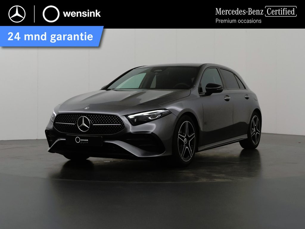 Mercedes-Benz A-klasse 180 Star Edition AMG Line | Night | Multibeam | Panoramadak | Sfeerverlichting | Stoelverwarming | Achteruitrijcamera |
