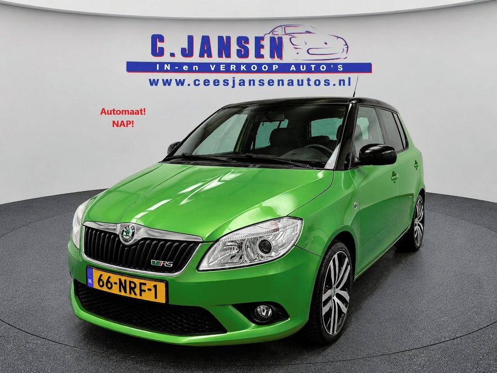 Skoda Fabia 1.4 TSI RS Origineel Nederlands! | Automaat! | Climatec controle | Parkeersensoren | Cruise control | Electronic climate controle | Lichtmetalen velgen 17" | Metaalkleur