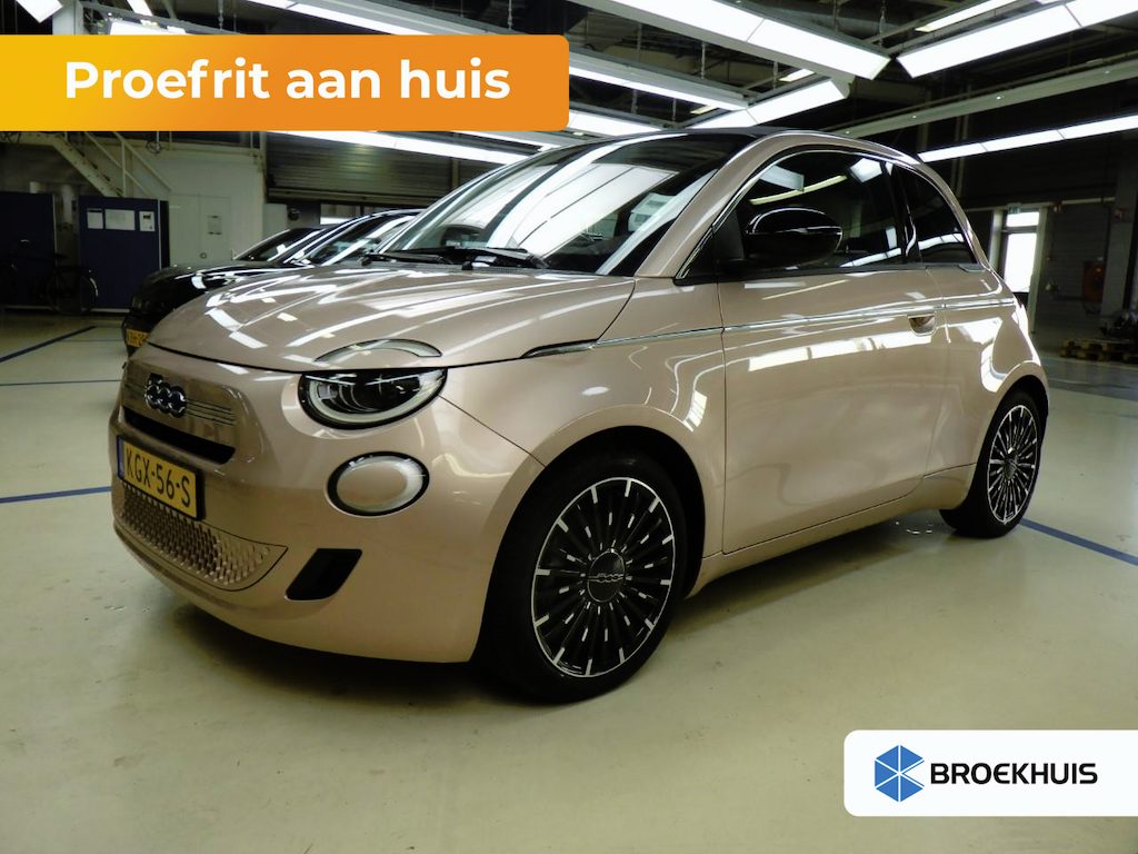 Fiat 500 1.0 Hybrid La Prima 8 Jaar Garantie! Cabrio | Parkeersensoren | Achteruitrijcamera | Apple Carplay/Android Auto|telefoonintegratie premium | Cruise control