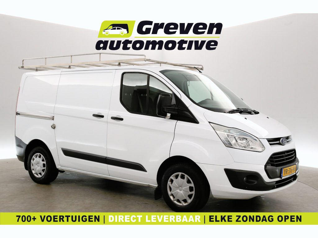 Ford Transit Custom 2.2 TDCI L1H1 | Airco | Cruise | 3 Zits | Navigatie | Trekhaak | Imperiaal | Parkeersens.