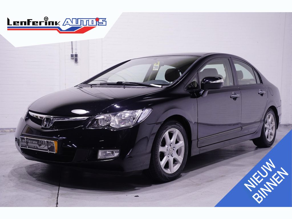 Honda Civic 1.3 Hybrid NAP Clima Cruise Stoelverwarming Trekhaak Leder